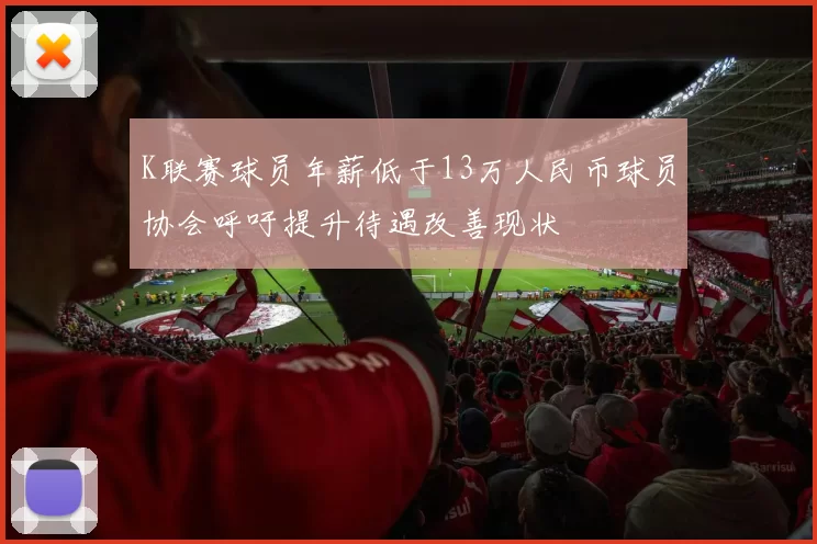 K联赛球员年薪低于13万人民币球员协会呼吁提升待遇改善现状